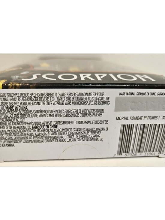 McFarlane Mortal Kombat 11 Scorpion Series 1 (Yellow Outfit) 7”  Figure * Read - Picture 7 of 8